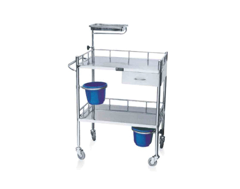 Stainless steel medicative trolley